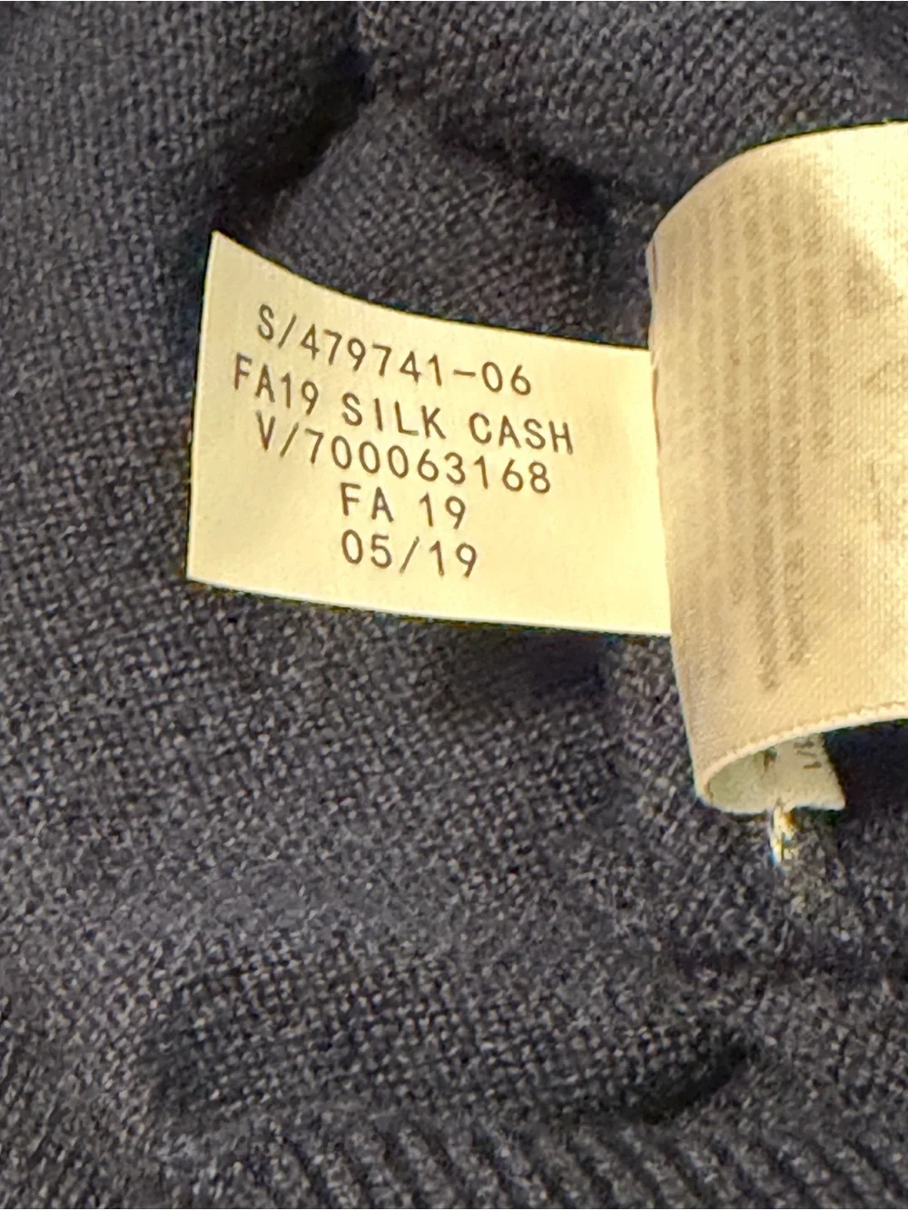 Banana Republic Capsule Men's Silk Cashmere Sweater Navy Size S Luxury Crewneck